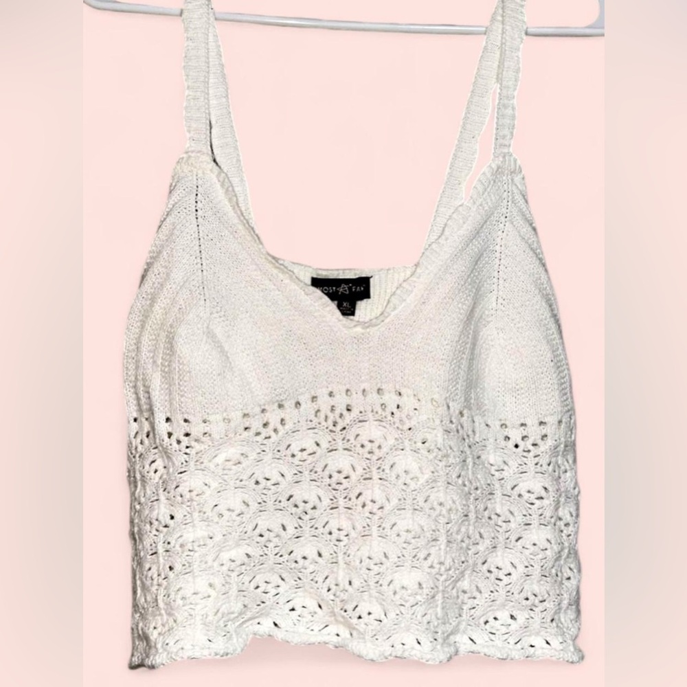 Ivory Knit Tank Top